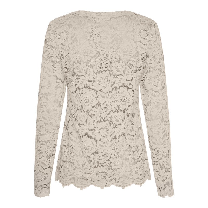 Miley Top Women's Beige New Marta du Chateau
