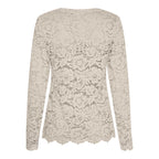Miley Top Women's Beige New Marta du Chateau