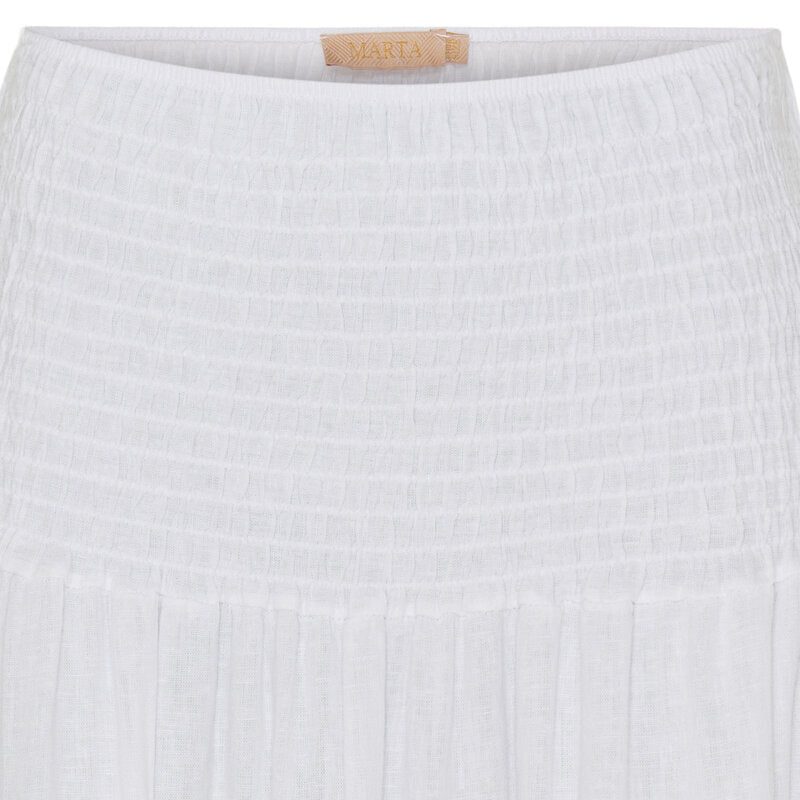 Marta du Chateau Princess Skirt 24 Women Solid White - Marta du Chateau