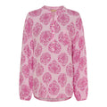Ronja V-ringad Blus Dam Fuxia Heart Marta du Chateau