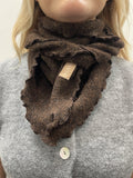 Scarf 2 Women Brown Marta du Chateau