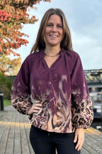 Una Blouse Manchester Women Plum Marta du Chateau