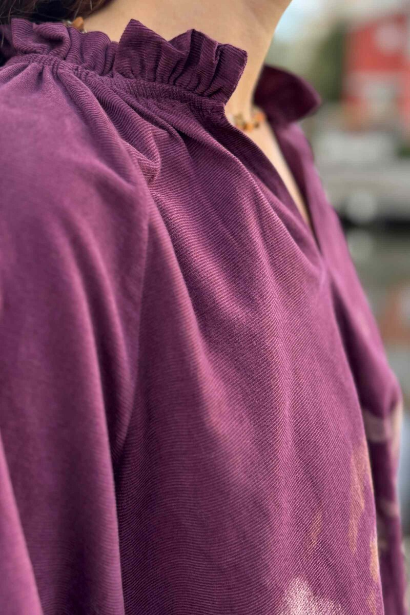 Una Blouse Manchester Women Plum Marta du Chateau