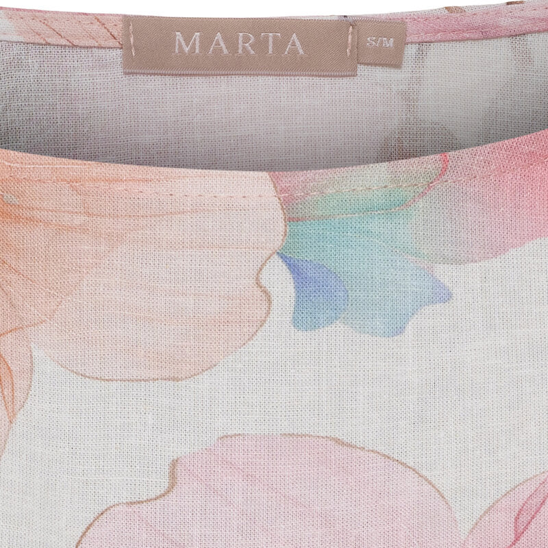 Mathea Blus Dam Pink Flower Marta du Chateau | Smilebutiken