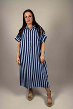 Maxie Shirt Dress Women Blue | Smilebutiken - Camicia