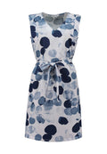 Mayram Sleeveless Dress Women Blue Dots Zabaione | Smilebutiken