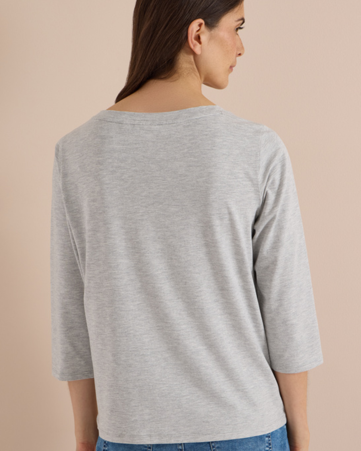 Meja Topp Dam Ljusgrå Light Grey Mel | Smilebutiken - Cecil