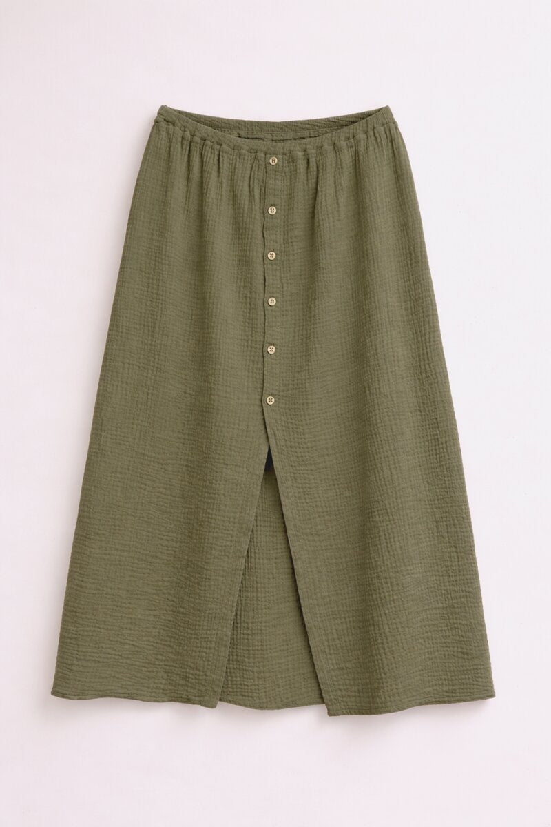 Melvina Collar Dress Khaki | Smilebutiken - VIVICHY