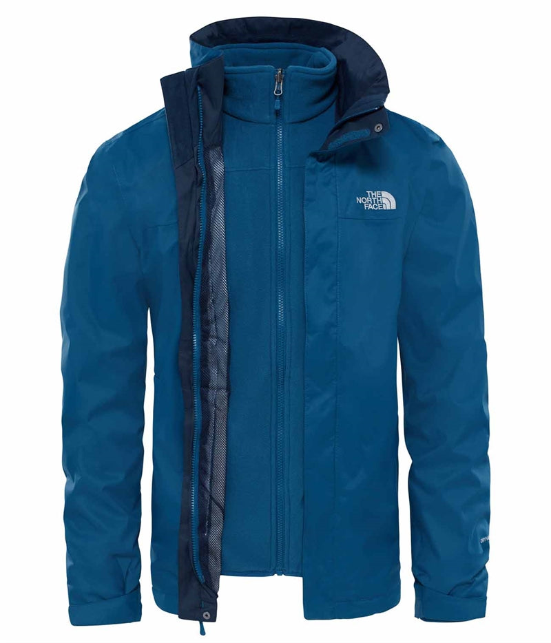 Mens Evolve II Triclimate Jacket Monterey Blue Skaljacka Herr  The North Face