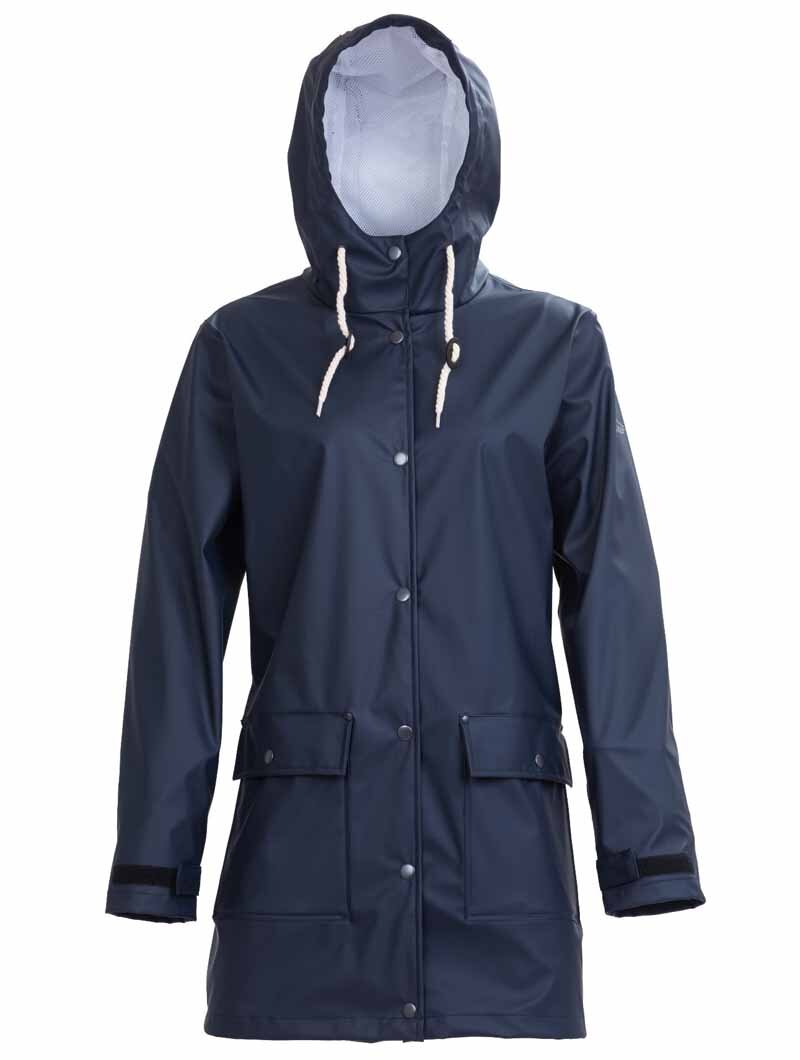 Tuxer Mia Rain Jacket PU Women Dark Navy - Tuxer