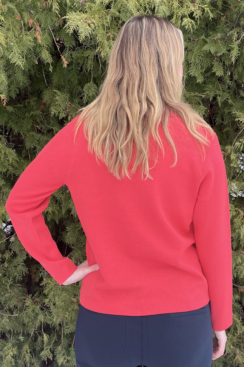 Briana Cardigan Women's Spring Red Micha