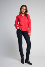 Briana Cardigan Women's Spring Red Micha