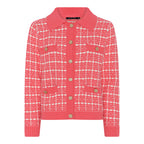 Bridget Cardigan Dam Coral OffWhite Micha