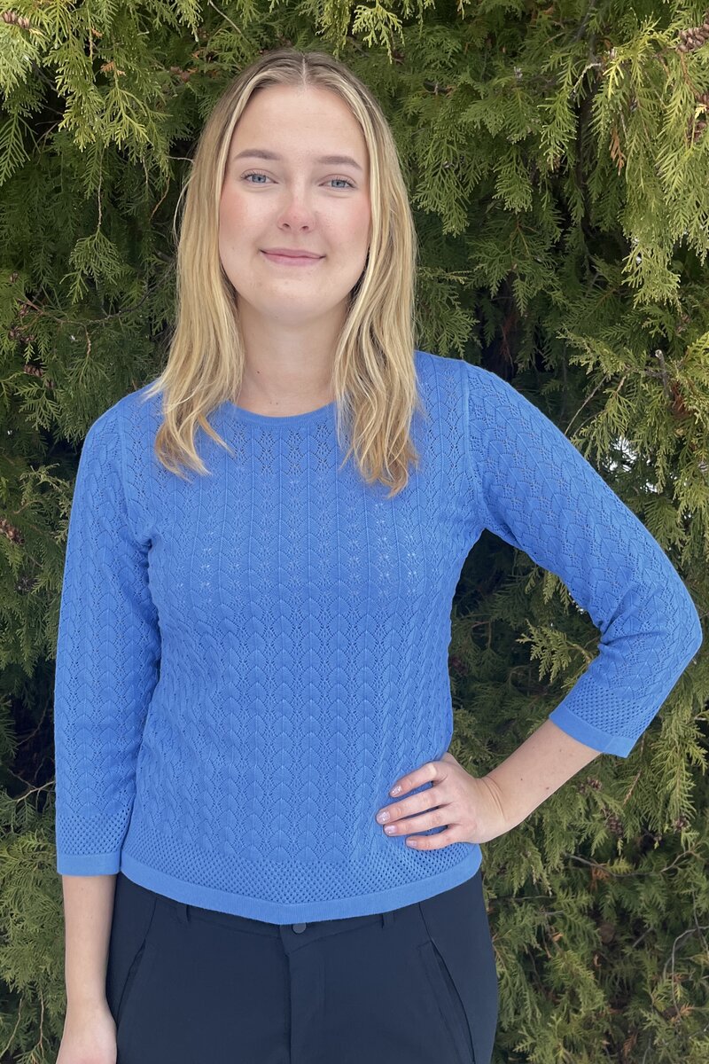 Caitlin Pullover Women's Azure Blue Micha
