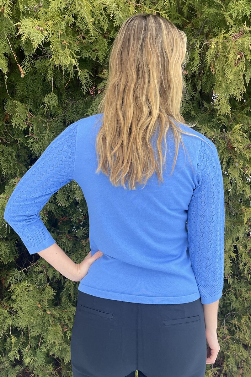 Caitlin Pullover Women's Azure Blue Micha