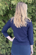 Caitlin Pullover Ladies Navy Micha