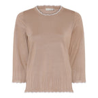 Charity Round Neck Pullover Women Warm Sand Micha