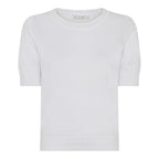 Dominica Short-Sleeved Pullover Women Bright White Micha