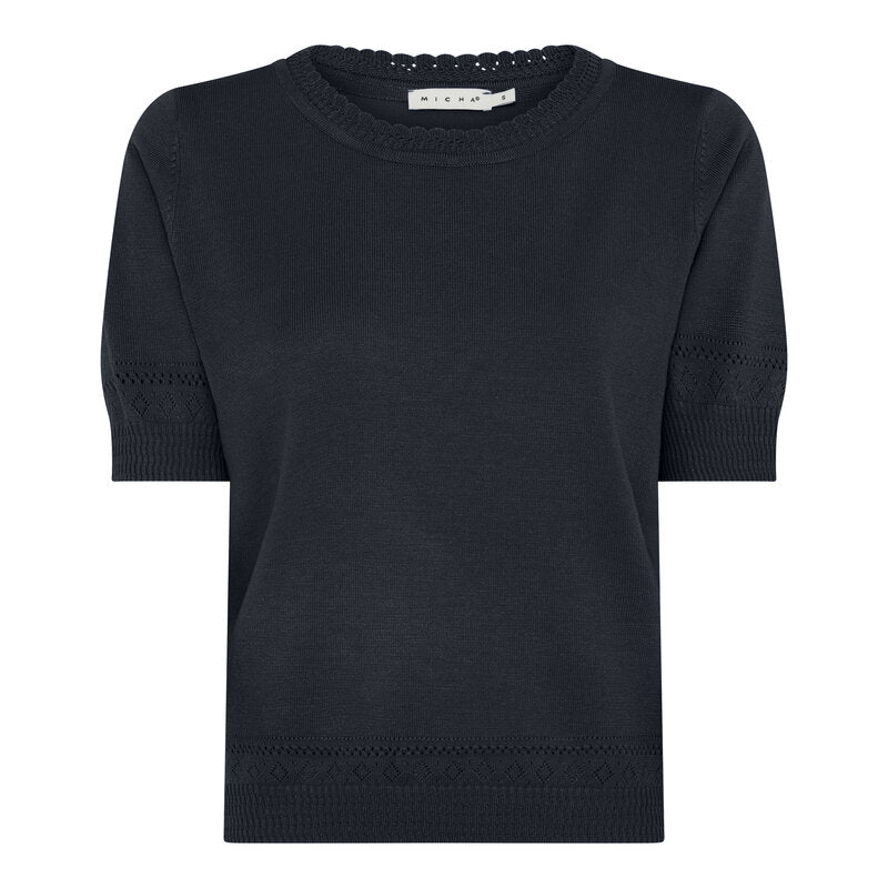 Dominica Kortärmad Pullover Dam Navy Micha
