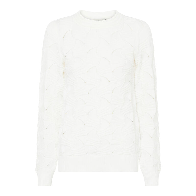 Ivy Knitted Pullover Women Off White Micha