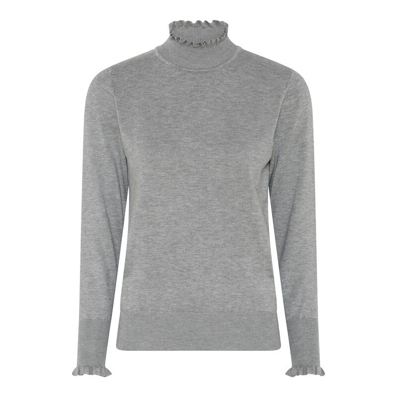 Lara Polo Lady Light Grey Melange Micha