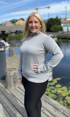 Lara Polo Lady Light Grey Melange Micha