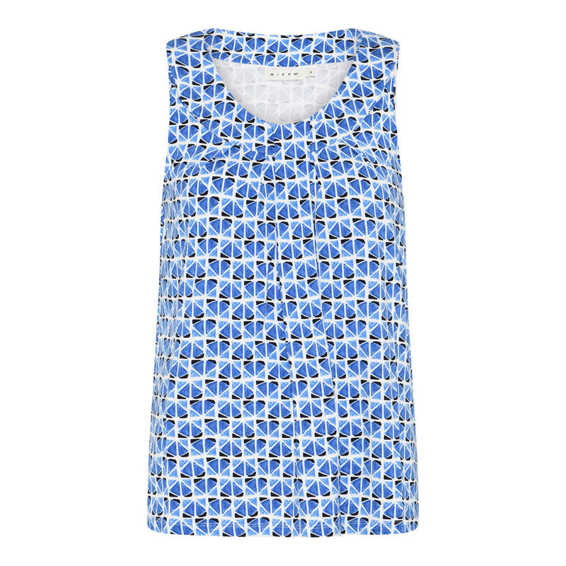 Leilani Top Women Blue Mosai Micha
