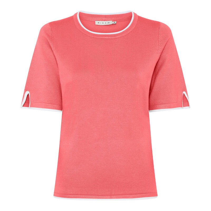 Nella Kortärmad Pullover Dam Coral Micha
