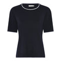 Nella Short-Sleeved Pullover Women Navy Micha