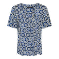 Rim T-shirt Dam Blue Print Micha