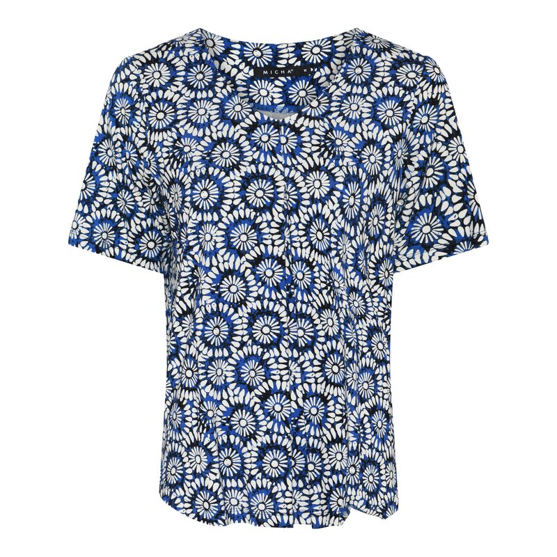 Rim T-shirt Dam Blue Print Micha