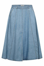 Milo Kjol Dam Light Blue Denim | Smilebutiken - Freequent