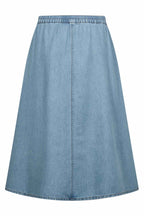 Milo Kjol Dam Light Blue Denim | Smilebutiken - Freequent