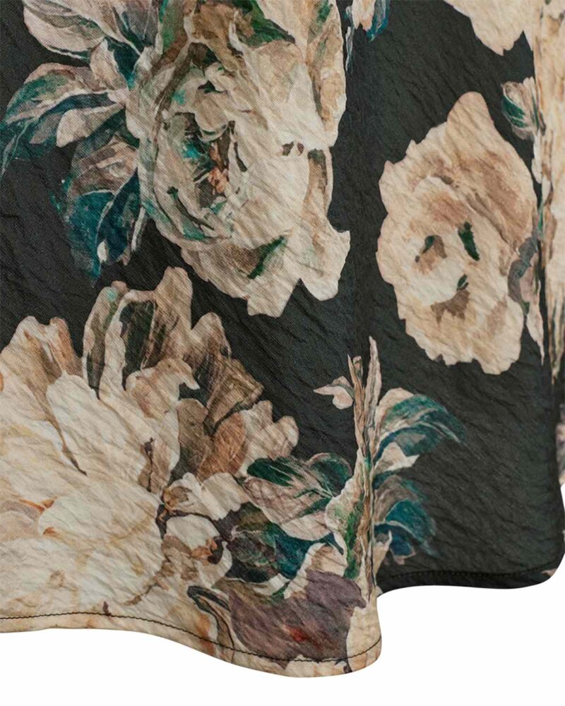 Mindus Flowery Skirt Women Deep Forest W Alesan | Smilebutiken - Freequent