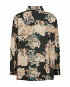 Mindus Floral Shirt Ladies Deep Forest W Alesan | Smilebutiken - Freequent