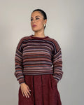 Minnie Randig Stickad Tröja Dam | Smilebutiken - Camicia