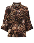 Mirage Leopardmönstrad Skjorta Dam Brun Moro Marta du Chateau | Smilebutiken - Marta du Chateau