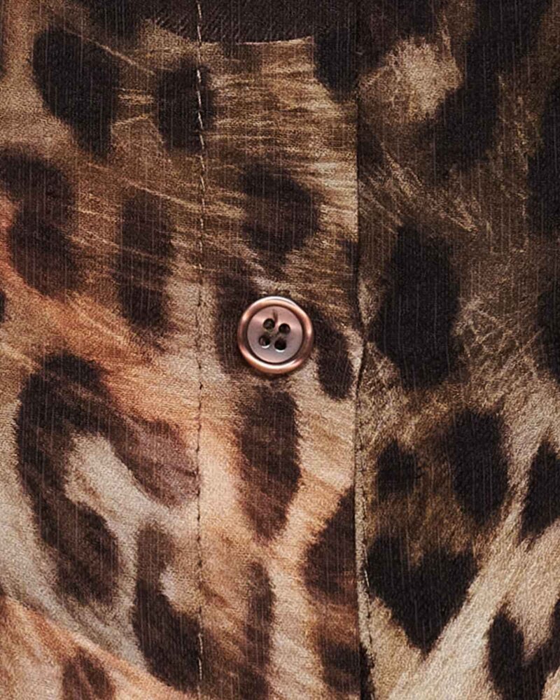 Mirage Leopardmönstrad Skjorta Dam Brun Moro Marta du Chateau | Smilebutiken - Marta du Chateau