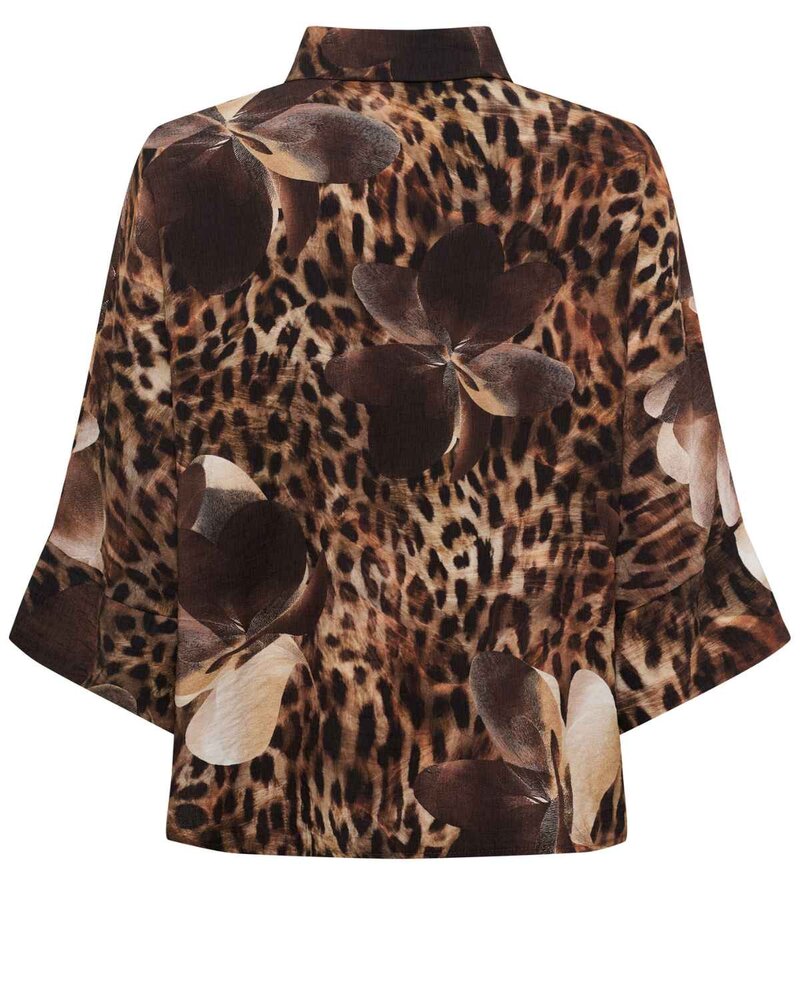 Mirage Leopardmönstrad Skjorta Dam Brun Moro Marta du Chateau | Smilebutiken - Marta du Chateau