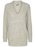 Miriam Ls Top Ljusgrå Dam - Vero Moda