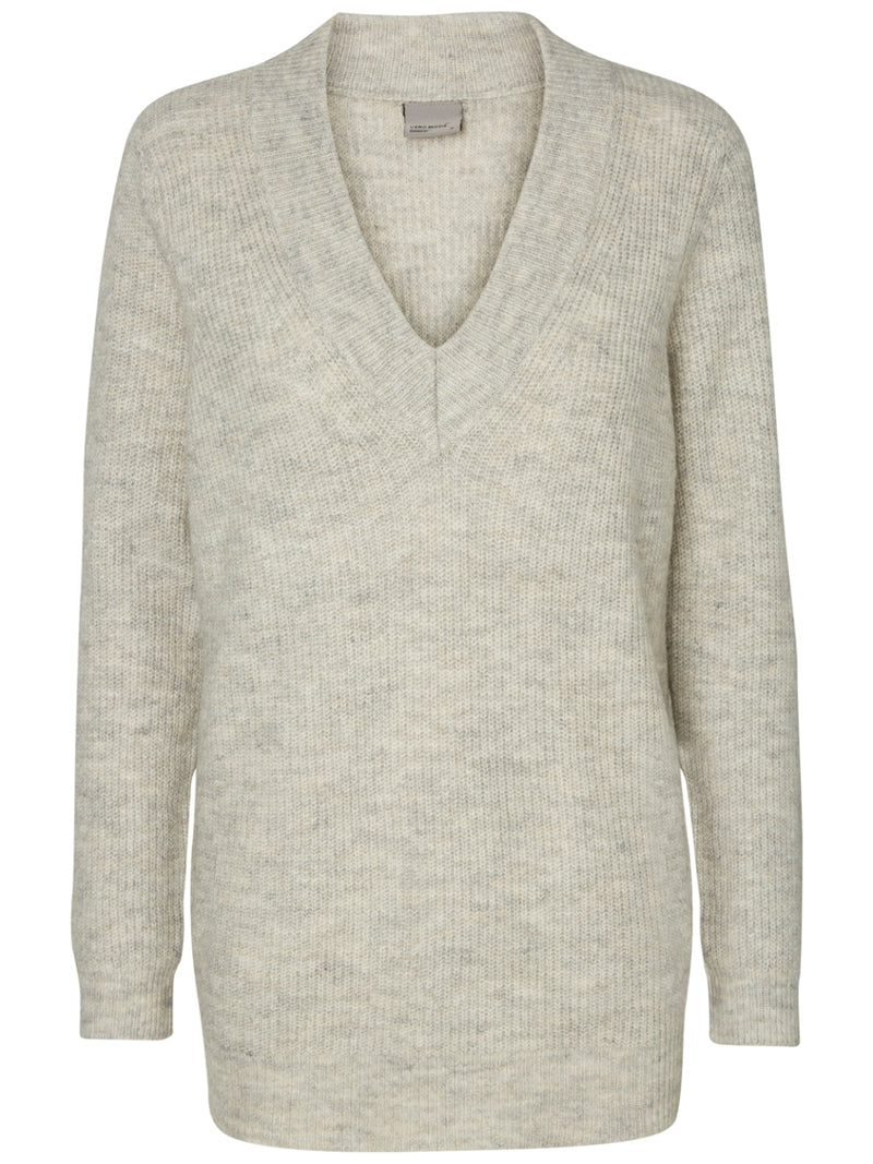 Miriam Ls Top Ljusgrå Dam - Vero Moda