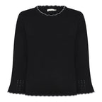 Candy Rundhalsad Pullover Dam Black Micha