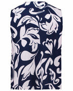 Mönstrad Blus Haven Dam Navy | Smilebutiken - Zabaione