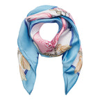 Mönstrad Scarf Finja Dam Blue | Smilebutiken - Marta du Chateau
