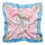 Mönstrad Scarf Finja Dam Blue | Smilebutiken - Marta du Chateau