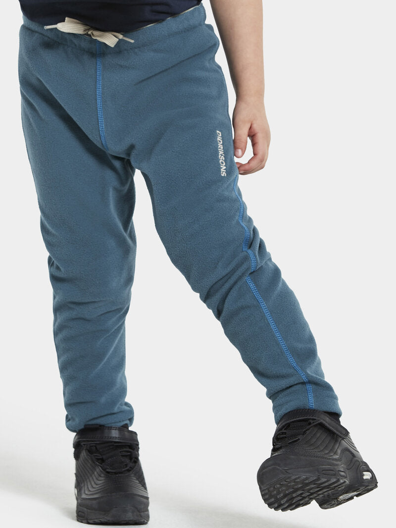 Kids Fleece Pants 7 Dive Blue Barn Didriksons