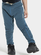 Kids Fleece Pants 7 Dive Blue Barn Didriksons