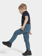 Kids Fleece Pants 7 Dive Blue Barn Didriksons