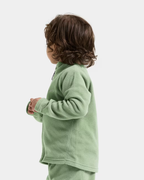 Monte Fleecejacka Barn Grön Sage Green | Smilebutiken - Didriksons