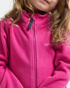 Monte Fleecejacka Barn Rosa Cactus Pink | Smilebutiken - Didriksons
